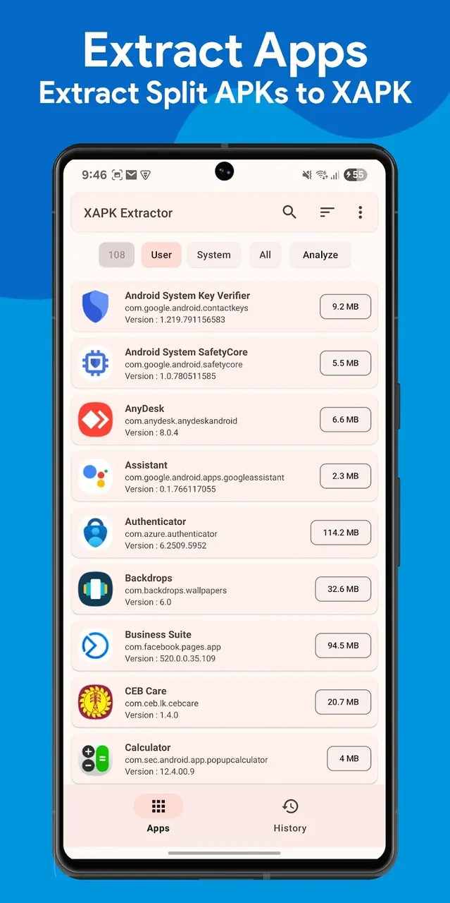 XAPK Extractor & App Analyzer screenshot 2