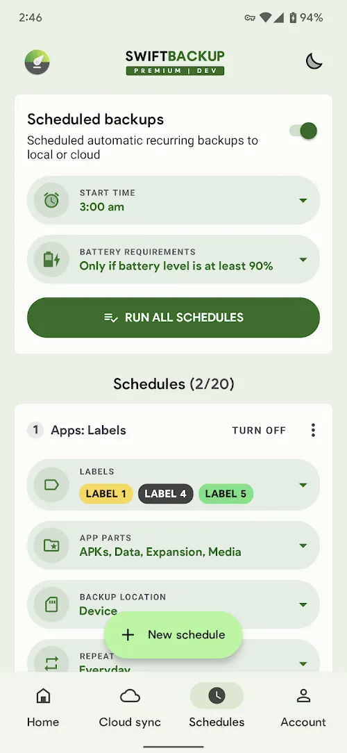Swift Backup screenshot 5