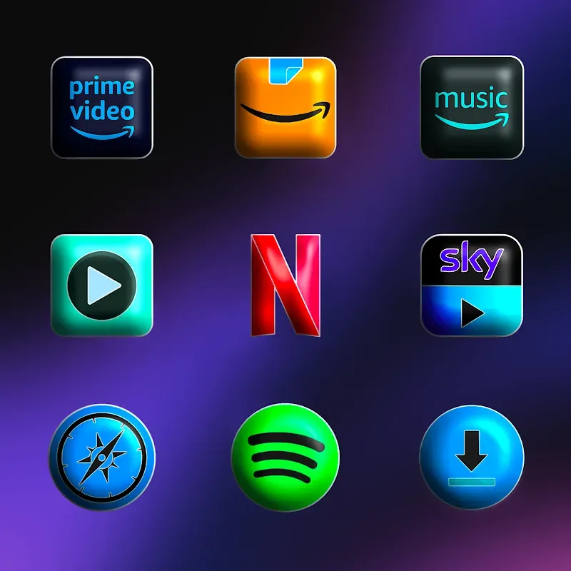 FluOxigen 3D - Icon Pack screenshot 6