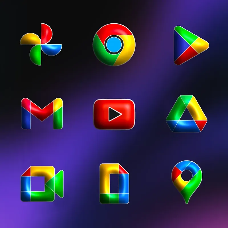 FluOxigen 3D - Icon Pack screenshot 5
