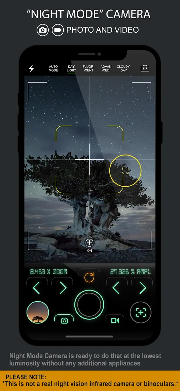 Night Mode Camera Photo Video screenshot 3