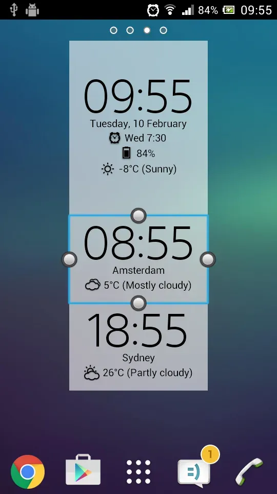 Digital Clock & Weather Widget screenshot 5
