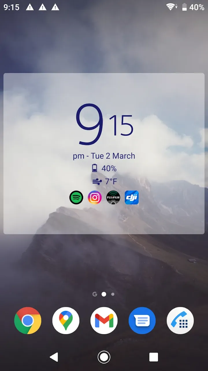 Digital Clock & Weather Widget screenshot 3
