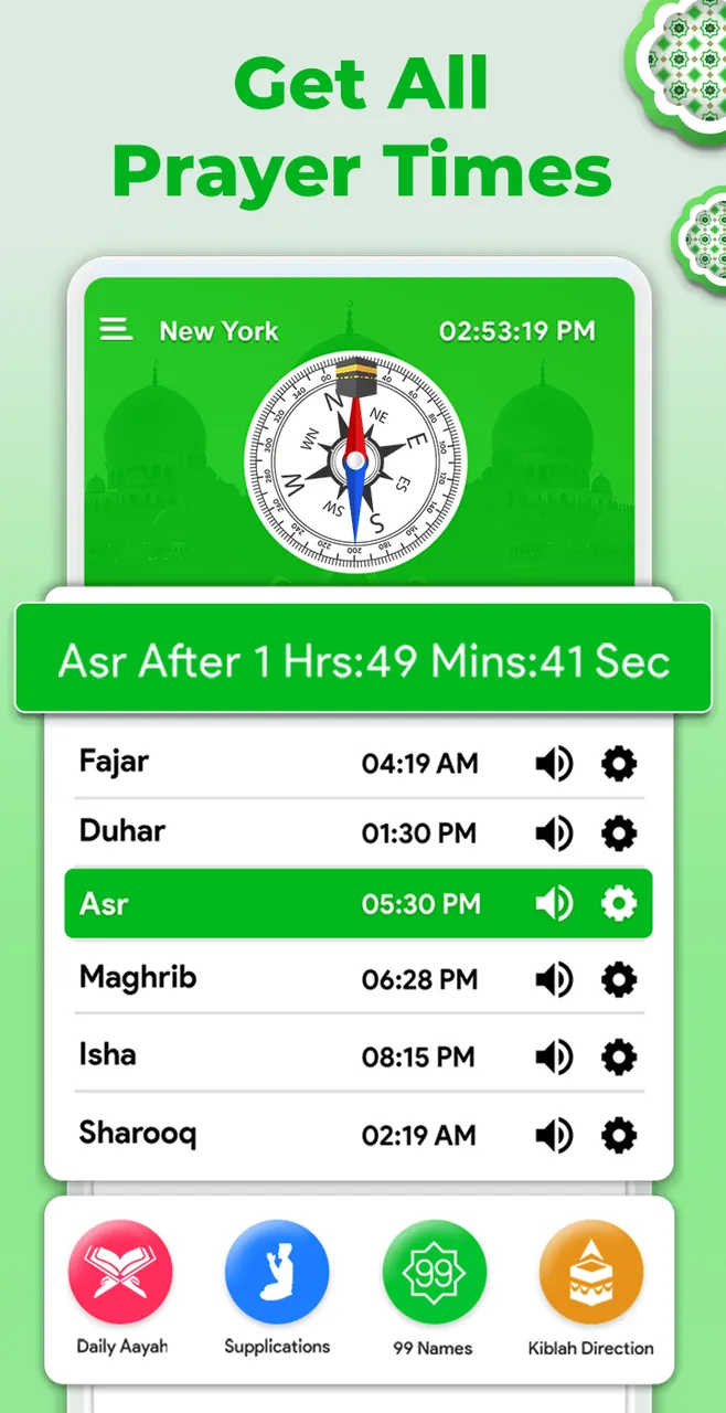 Prayer Times: Qibla Finder screenshot 2