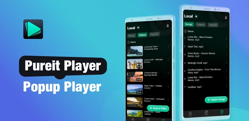 Pureit Player screenshot 1