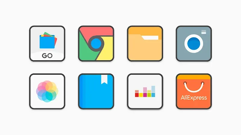 Flat Square - Icon Pack screenshot 6