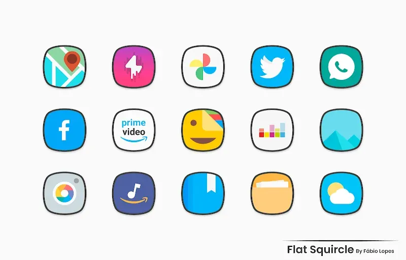 Flat Squircle - Icon Pack screenshot 4