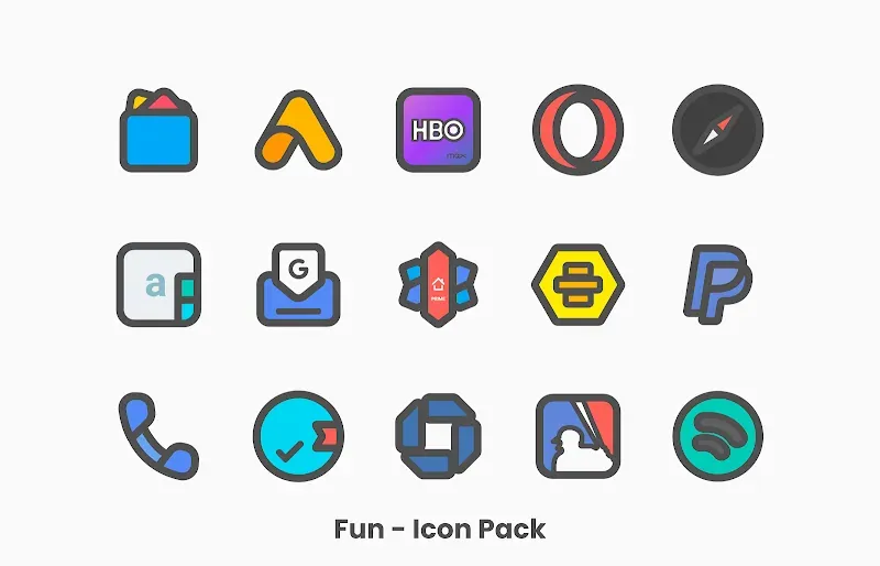 Fun - Icon Pack screenshot 6