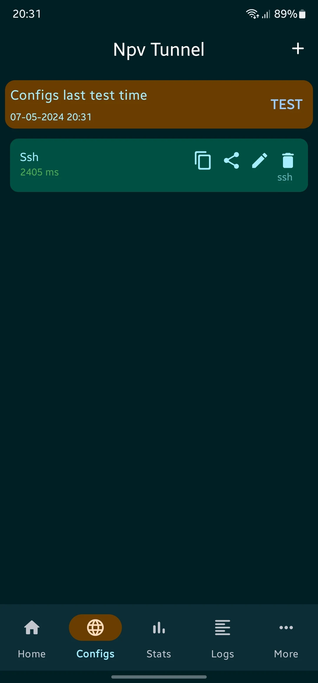 Npv Tunnel V2ray/SSH screenshot 5