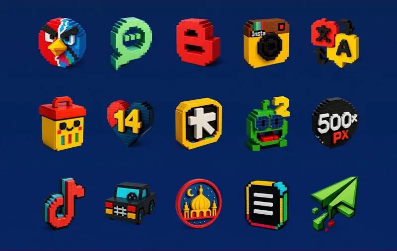 Blox - Icon Pack screenshot 2