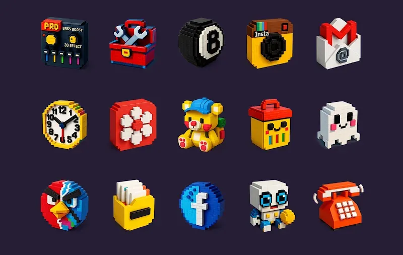Blox - Icon Pack screenshot 3