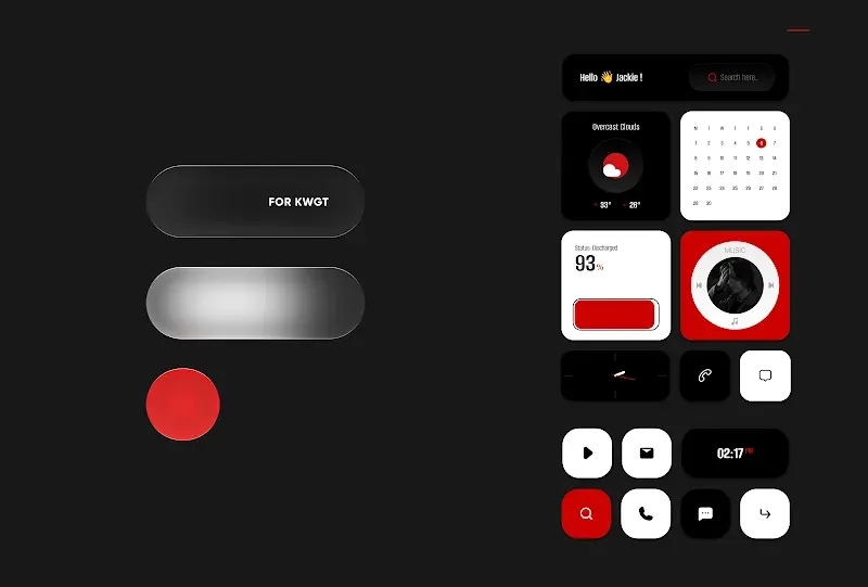 Flux for KWGT screenshot 2