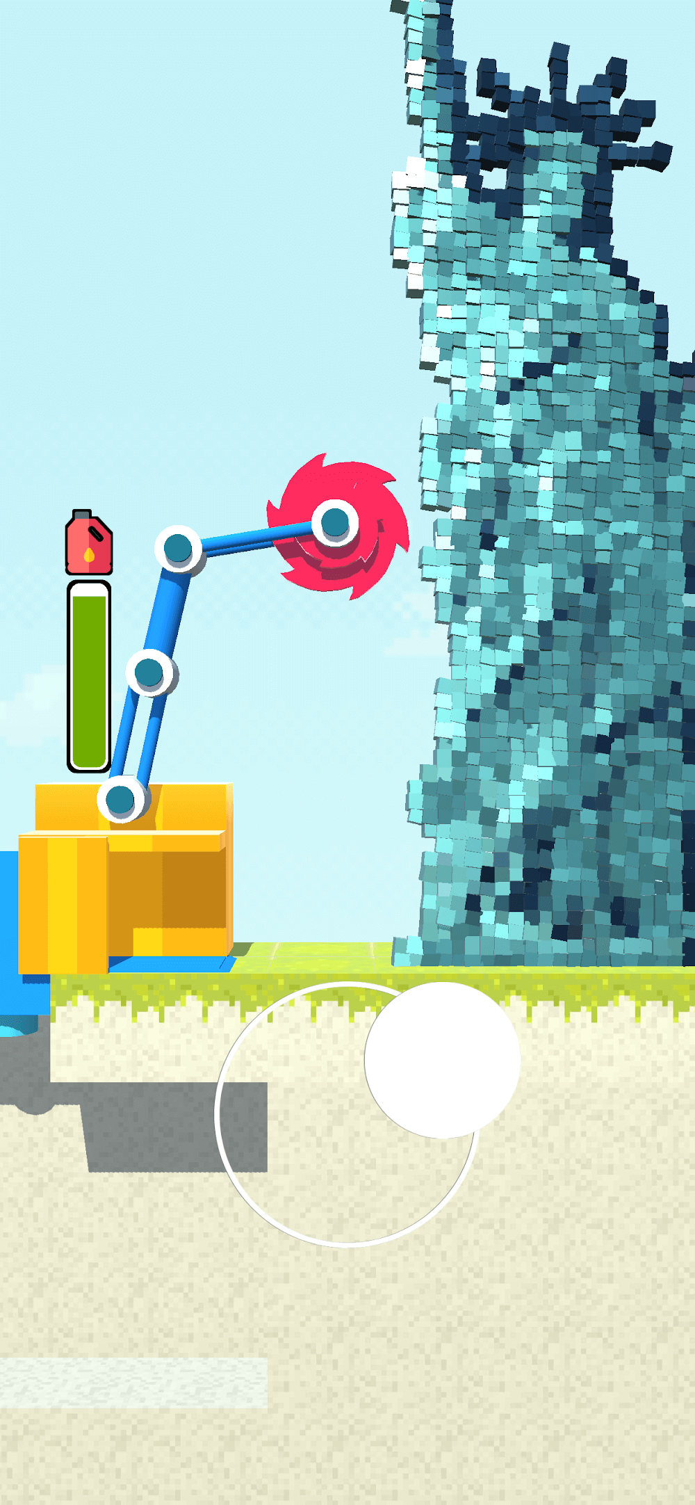 Third screenshot of Bucket Crusher gameplay