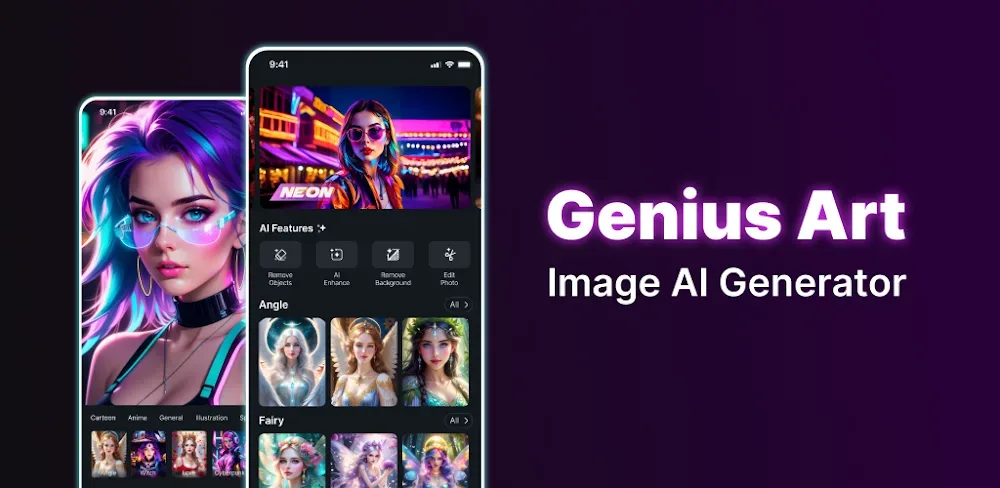 Genius Art: Image AI Generator screenshot 1