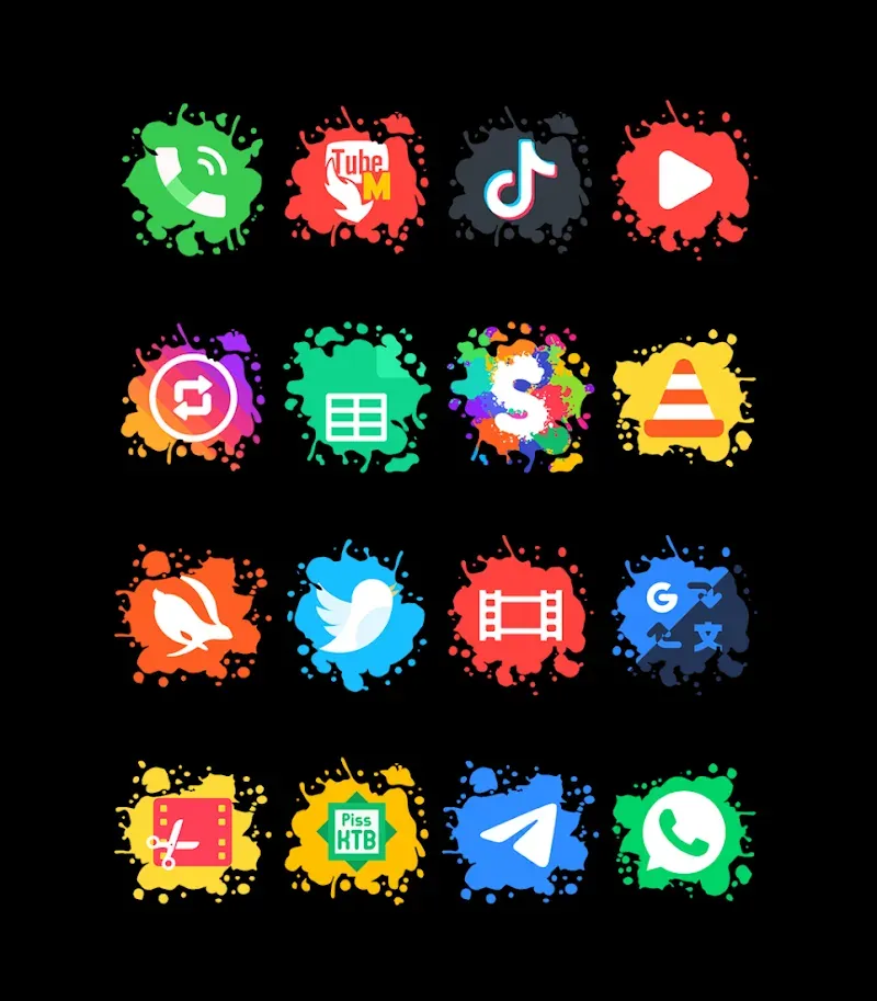 Splatter - Icon Pack screenshot 2
