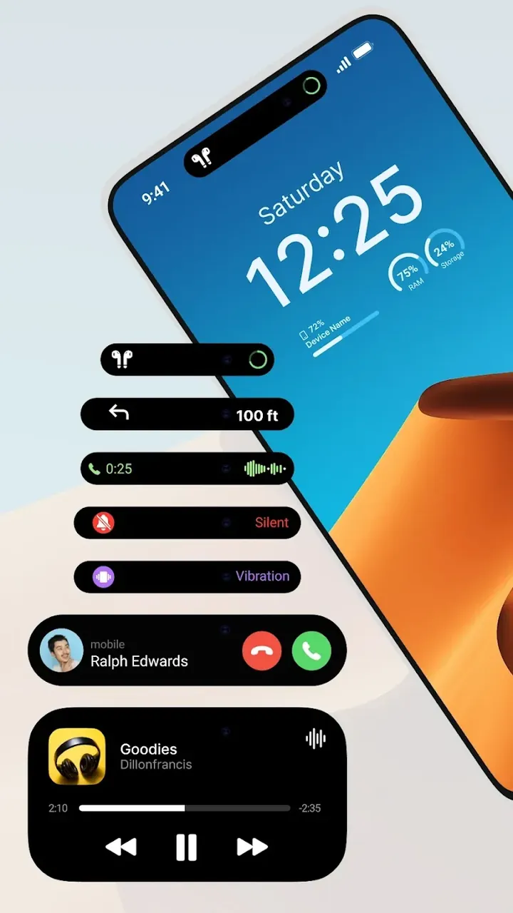 Dynamic Notification Bar screenshot 2