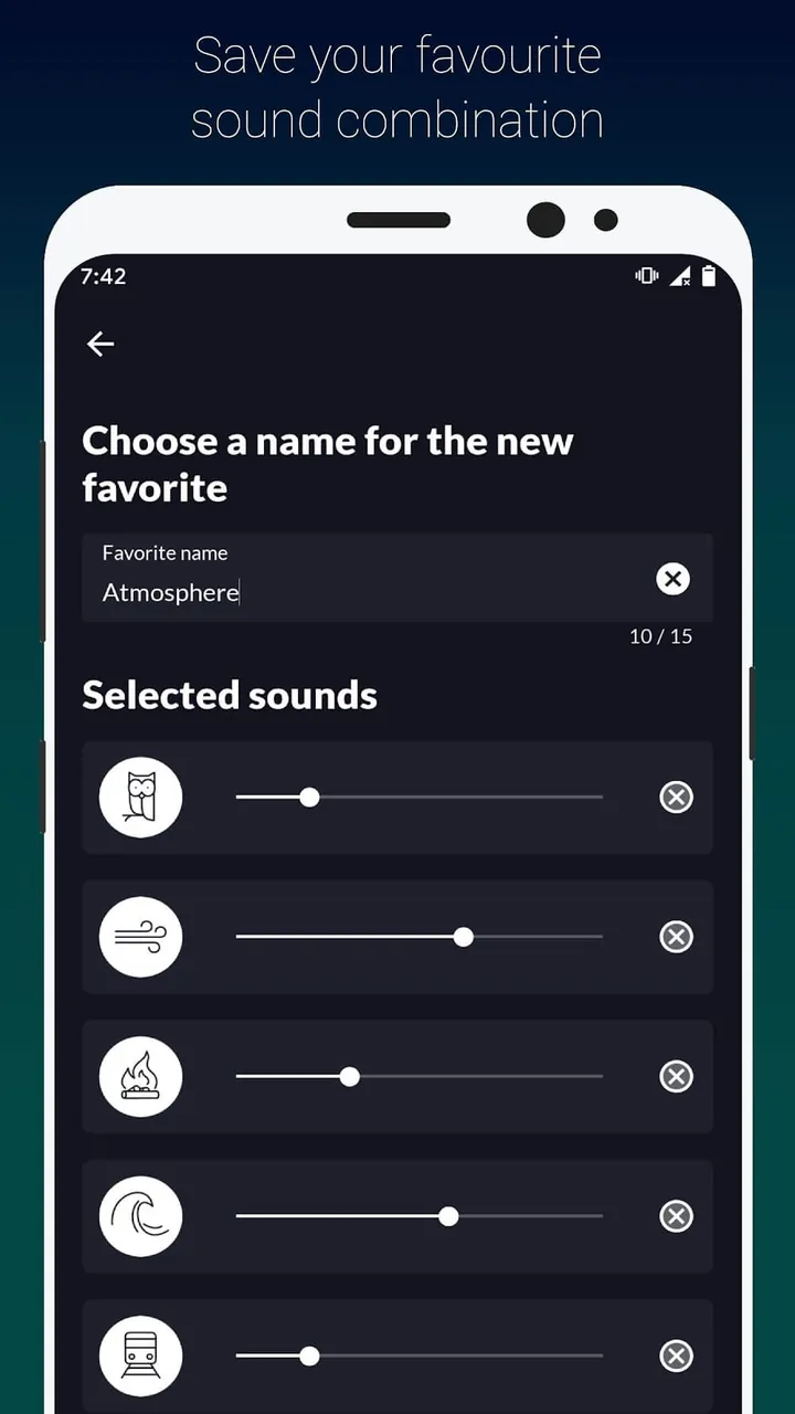 Atmosphere: Relaxing Sounds screenshot 6