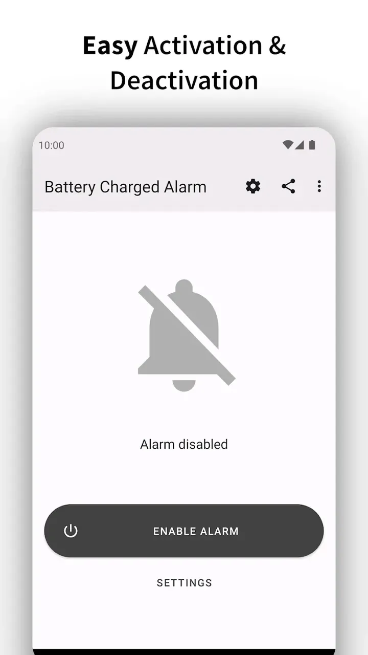 Full Battery Charge Alarm screenshot 2