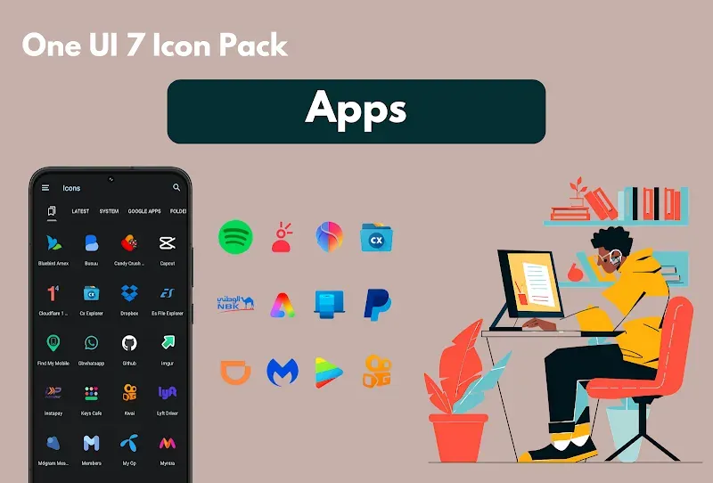 One UI 7 Icon Pack screenshot 5