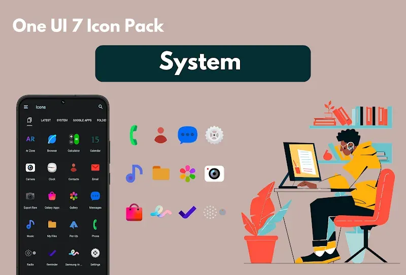 One UI 7 Icon Pack screenshot 2