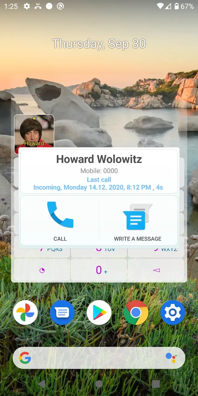 Dialer Widget screenshot 6