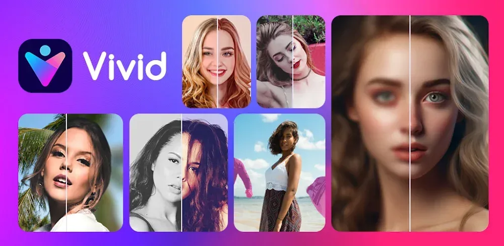 Vivid AI Photo Enhancer screenshot 1