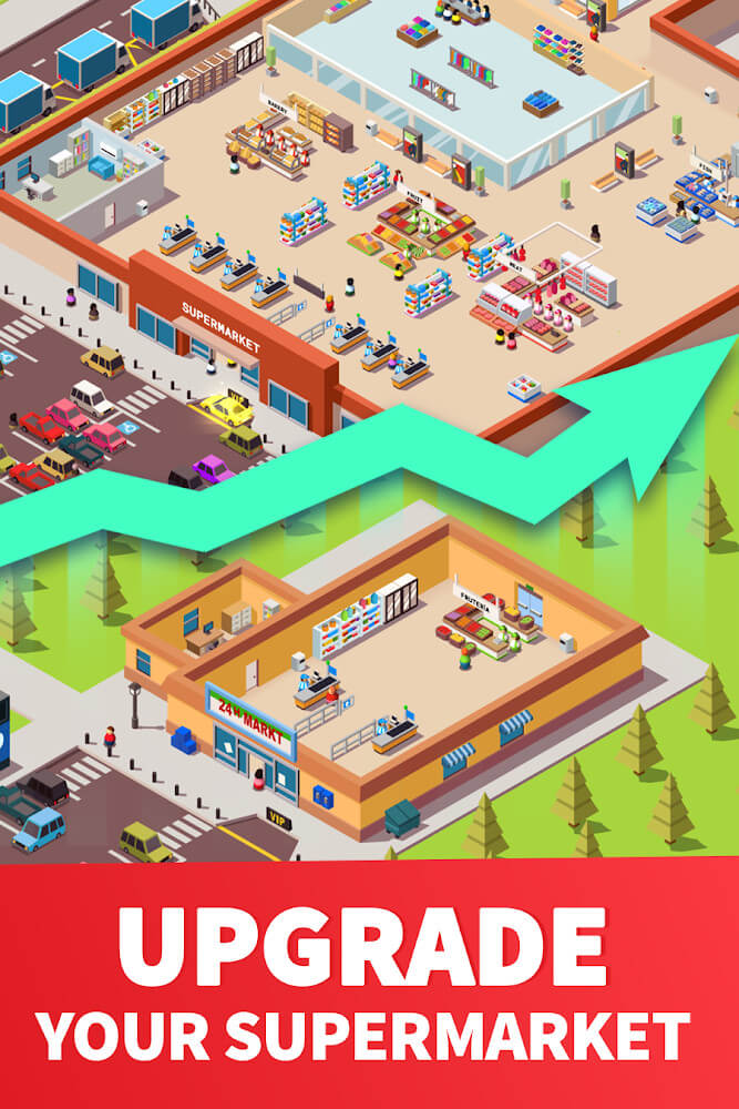 Idle Supermarket Tycoon screenshot 5