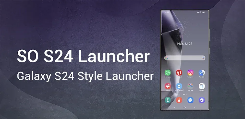 SO S24 Launcher for Galaxy S screenshot 1
