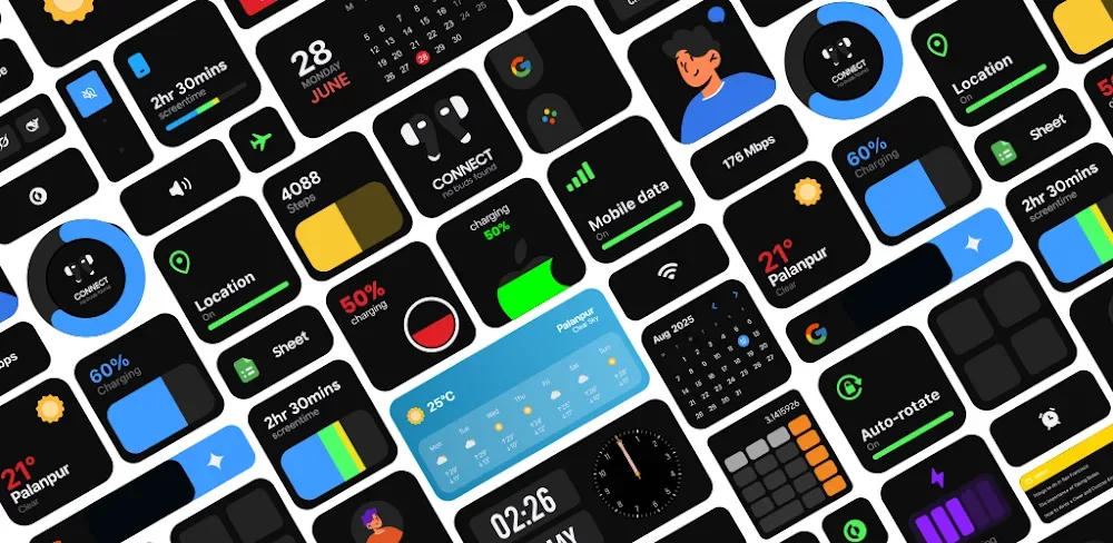First preview of iWidgets Pro