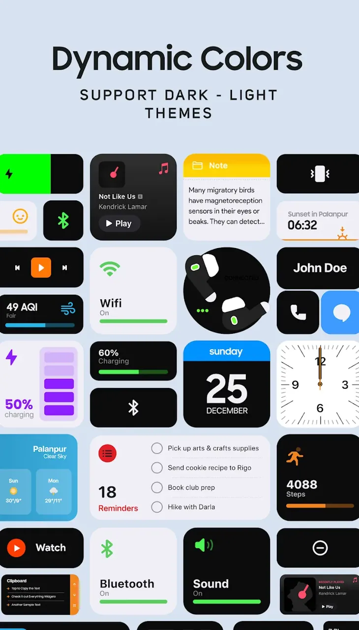 Fifth preview of iWidgets Pro