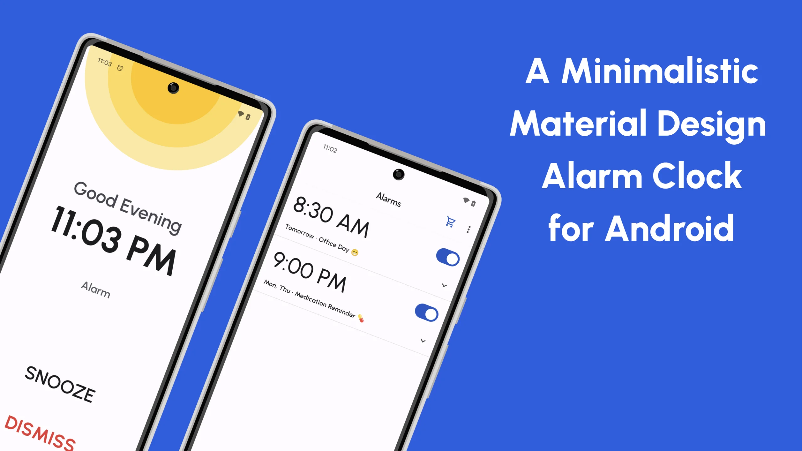 Minimal Alarm Clock screenshot 1