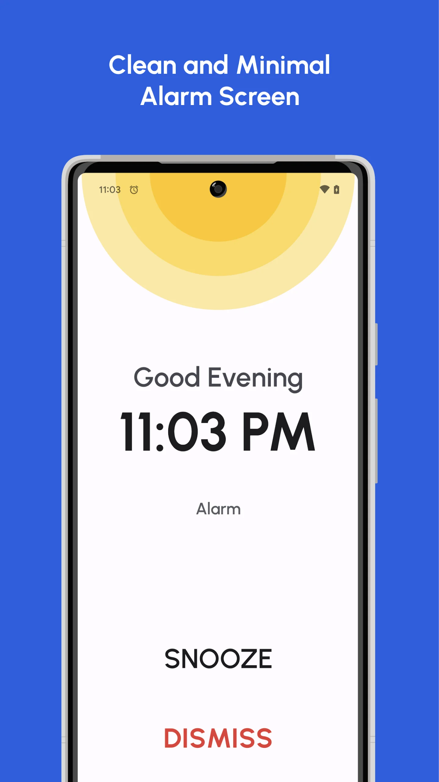 Minimal Alarm Clock screenshot 2