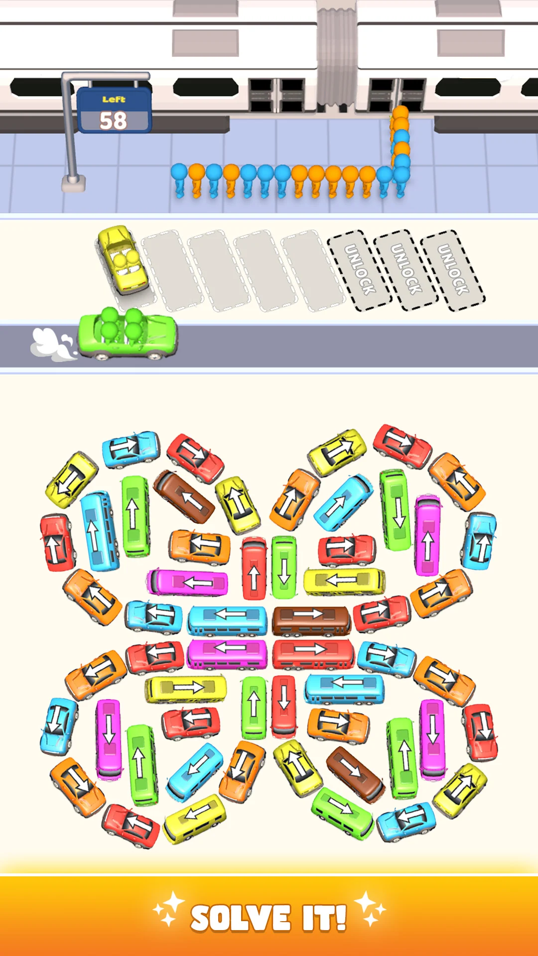 Bus Rush - Park & Match Quest screenshot 3