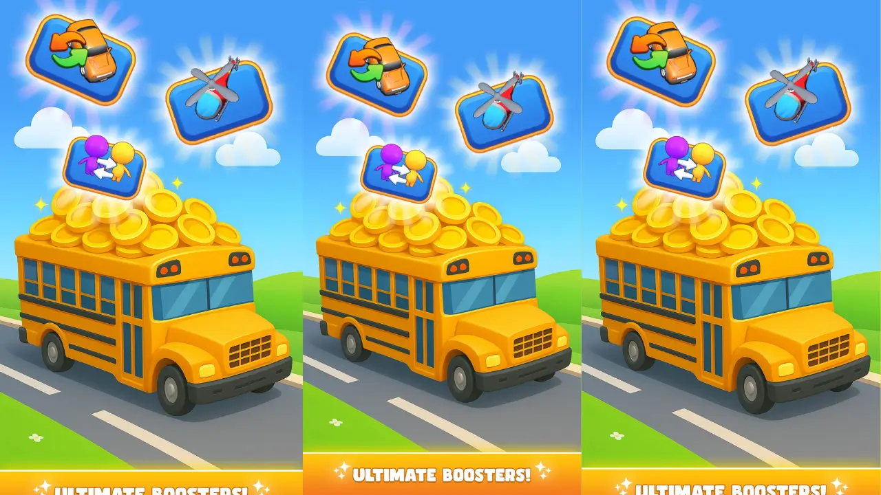 Bus Rush - Park & Match Quest screenshot 1