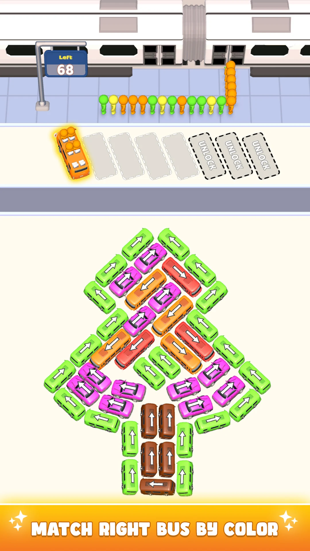 Bus Rush - Park & Match Quest screenshot 2