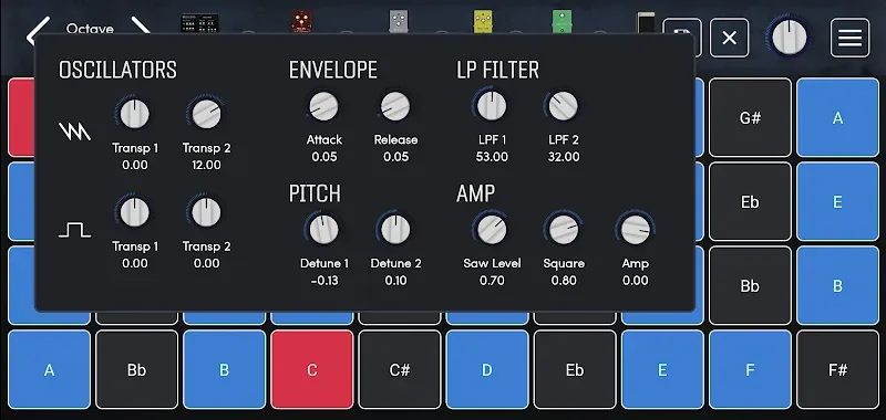MuseLead Synthesizer screenshot 3