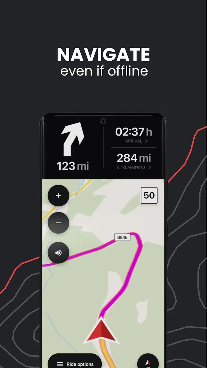 calimoto Motorcycle GPS screenshot 3