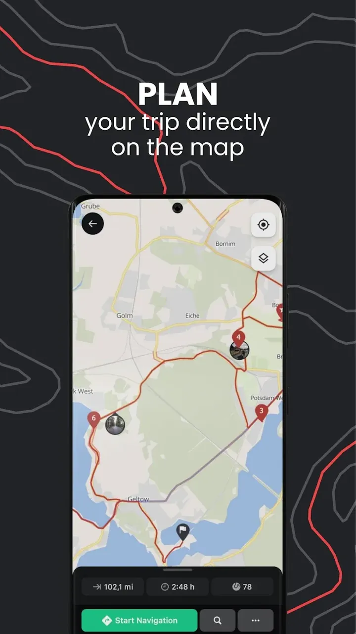 calimoto Motorcycle GPS screenshot 6