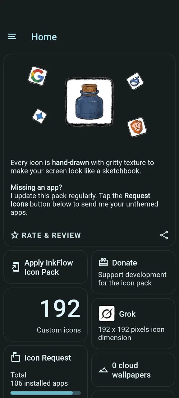InkFlow Icon Pack screenshot 4