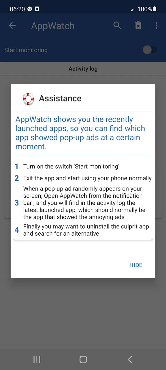 Appwatch screenshot 3