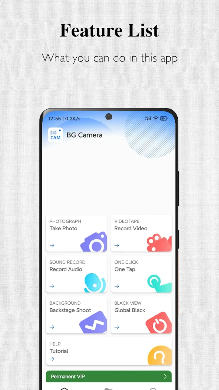 Background Camera ~ Very Safe screenshot 3