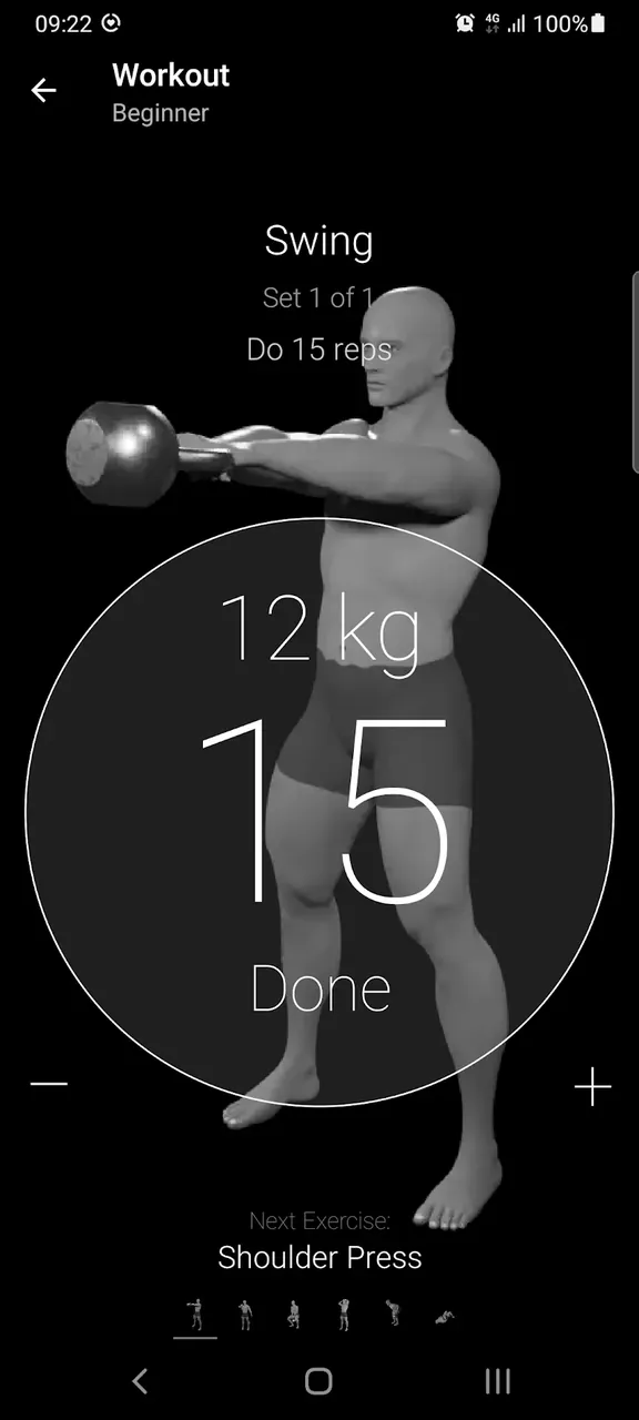 Kettlebell Home Workout screenshot 4