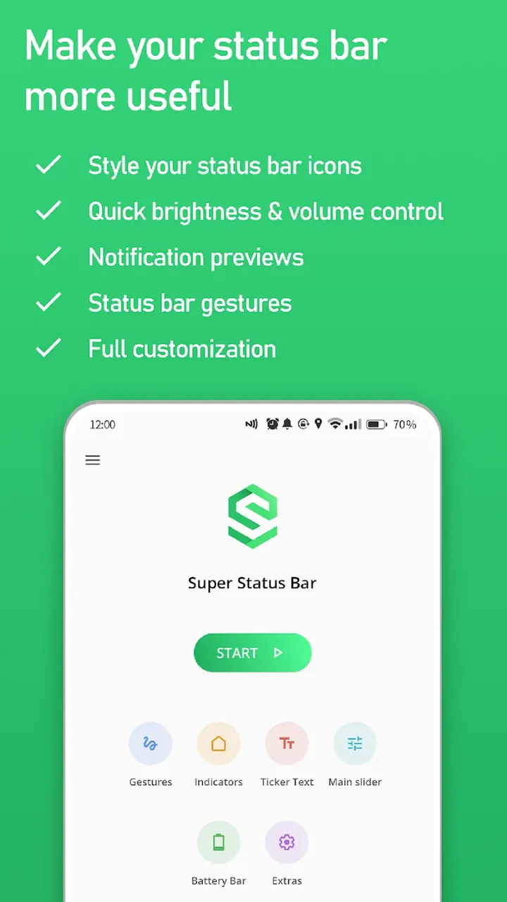 Super Status Bar screenshot 2
