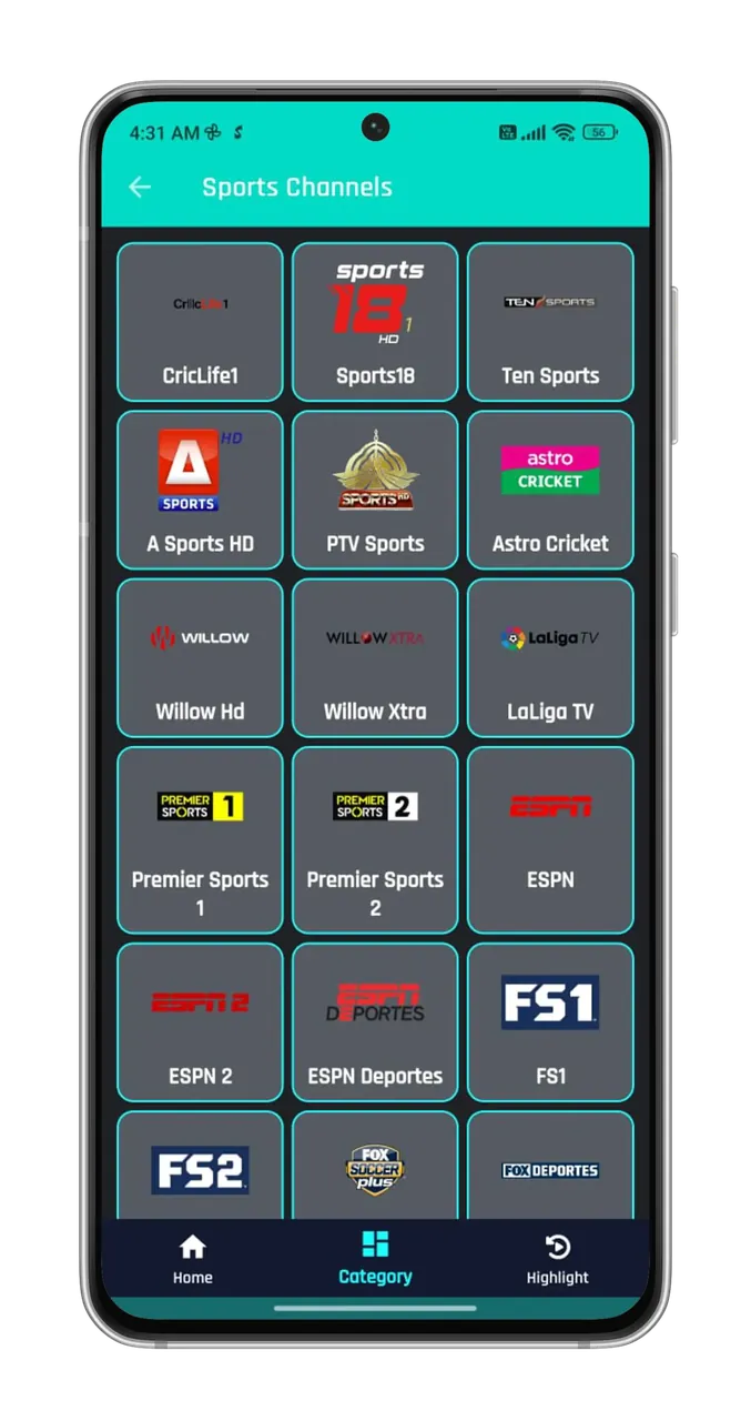 Sportzfy TV screenshot 2