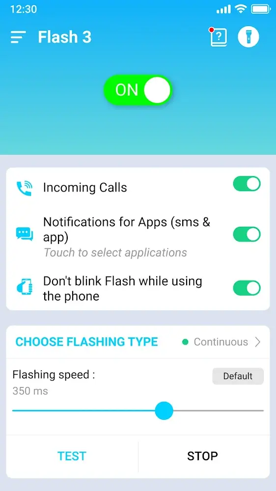 Flash Notification On Call (Flash Alerts 3) screenshot 5