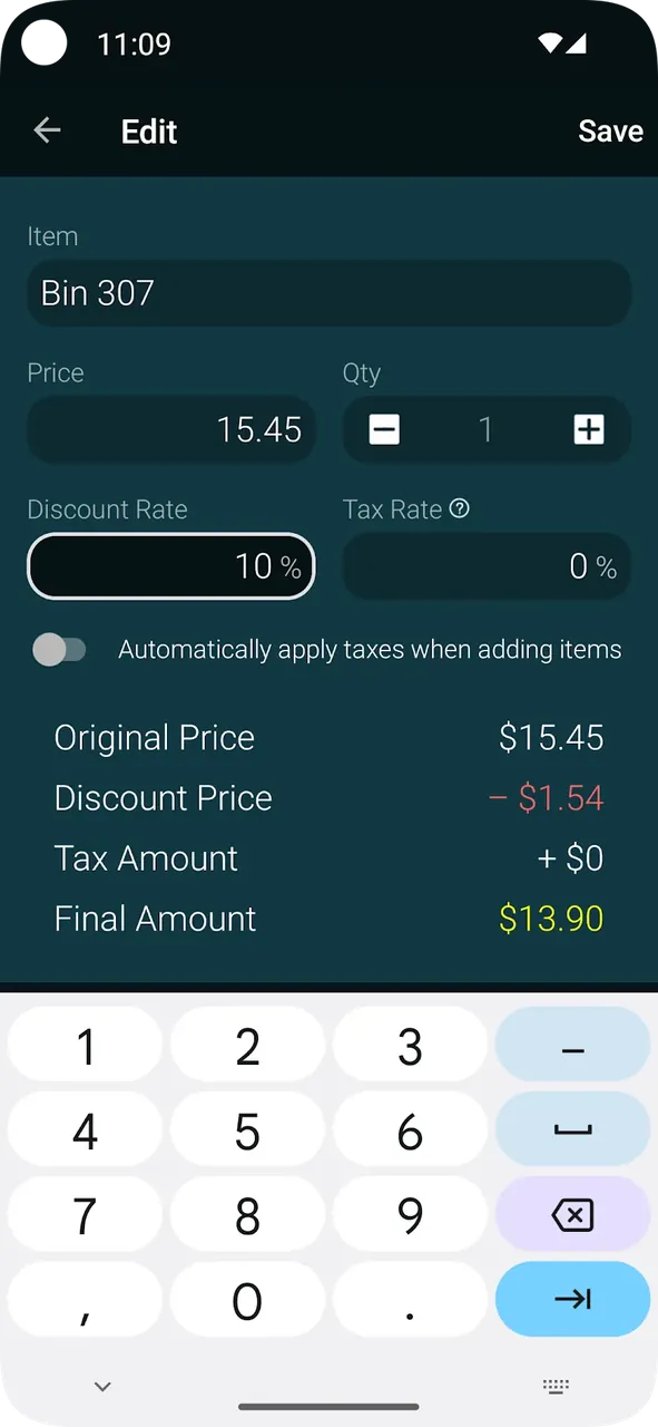 Shopping Calculator screenshot 3