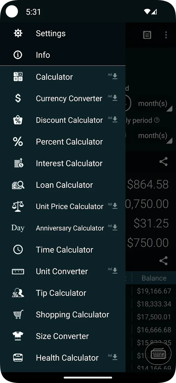 Loan Calculator screenshot 5