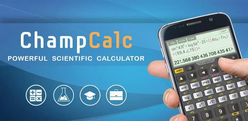 Champ Scientific Calculator screenshot 1