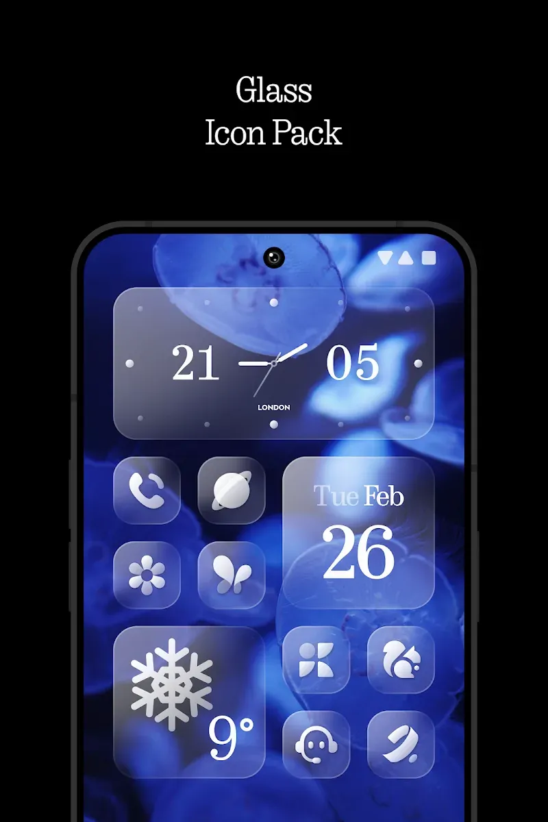 Glass Icons (Nothingness) screenshot 2
