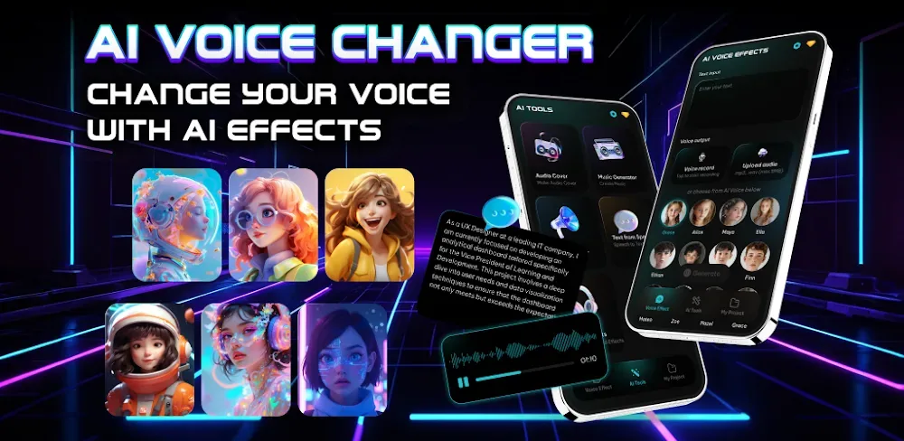 AI Voices - Text to Speech (AI Voice Changer & Generator) screenshot 1